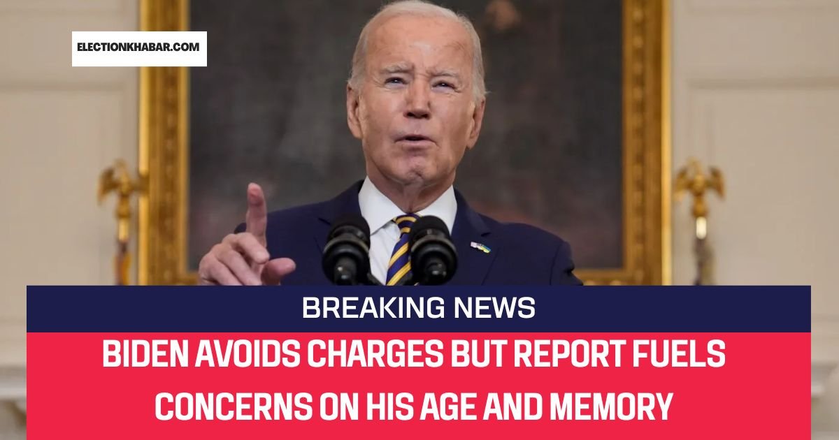 Biden Avoids Charges But Report Fuels Concerns on His Age and Memory